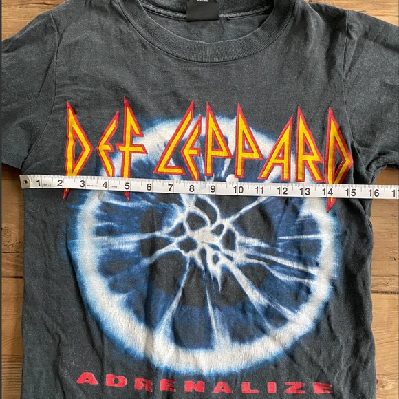 vintage def leppard band tour t shirt '92 - Picture 5 of 7